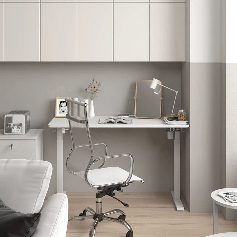 55 elektrischer höhenverstellbarer Schreibtisch – Sitz-Steh-Arbeitsplatz für das Homeoffice, Speicherfunktion