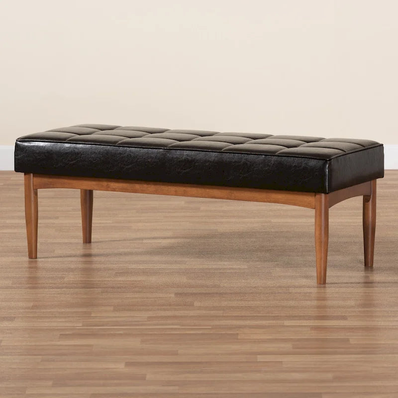 Moderner Esszimmerbank im Mid-Century-Stil