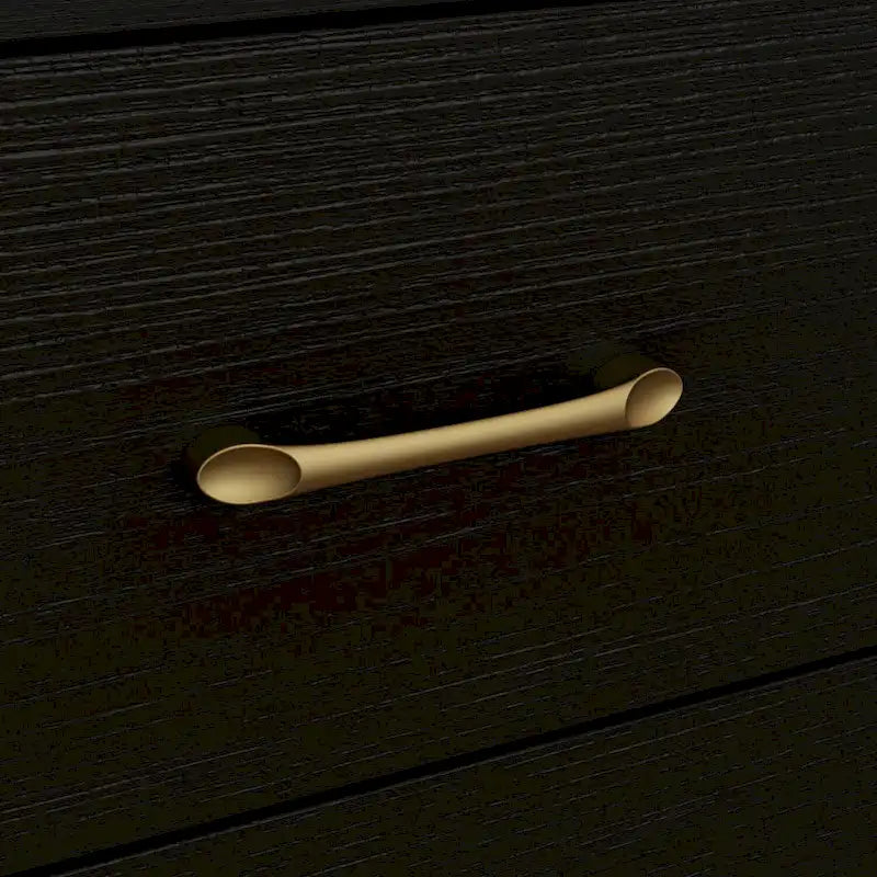 Vielseitige Kommode mit 9 Schubladen – elegantes Schwarz und Gold, hochwertige Schubladenkommode