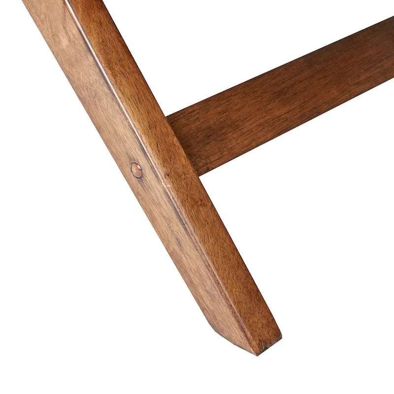 Lounge-Sessel in Senfgelb/Pekannuss
