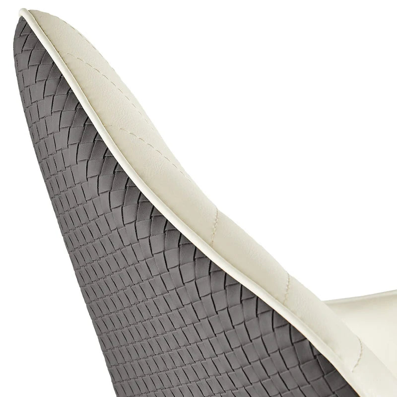 Esszimmerstühle mit Kunstlederbezug, 4er-Set – 18.1W x 21.3W x 36.6H