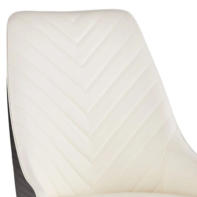Esszimmerstühle mit Kunstlederbezug, 4er-Set – 18.1W x 21.3W x 36.6H