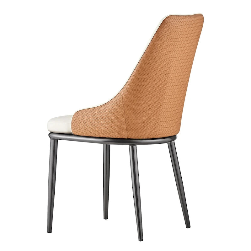 Esszimmerstühle mit Kunstlederbezug, 4er-Set – 18.1W x 21.3W x 36.6H