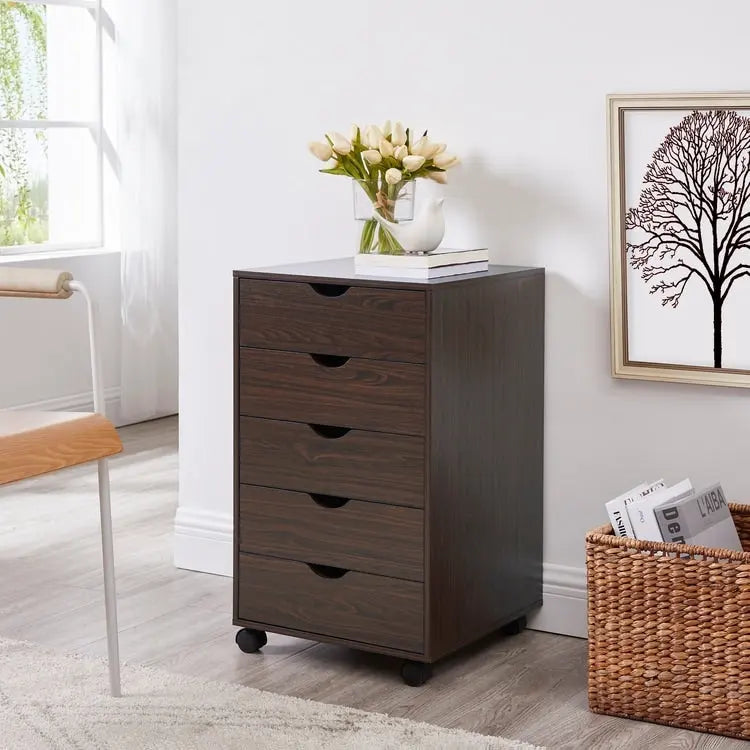 Büro-Aktenschränke aus Holz, seitlicher Aktenschrank, mobiler Aktenschrank, mobiles Aufbewahrungsschränkchen