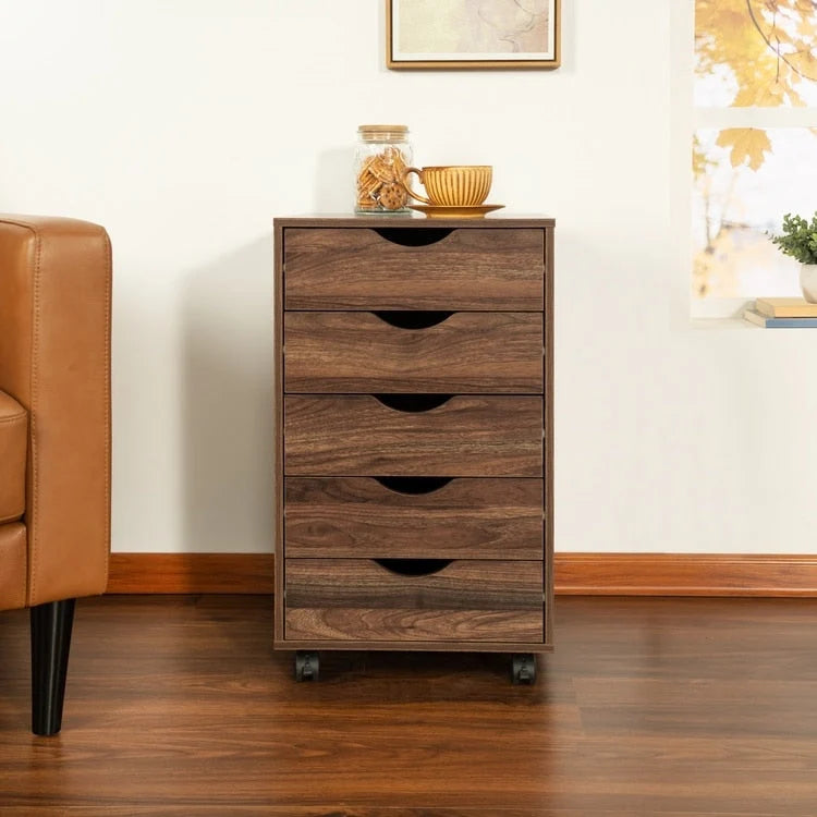 Büro-Aktenschränke aus Holz, seitlicher Aktenschrank, mobiler Aktenschrank, mobiles Aufbewahrungsschränkchen