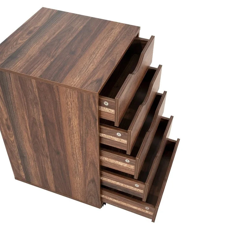 Büro-Aktenschränke aus Holz, seitlicher Aktenschrank, mobiler Aktenschrank, mobiles Aufbewahrungsschränkchen