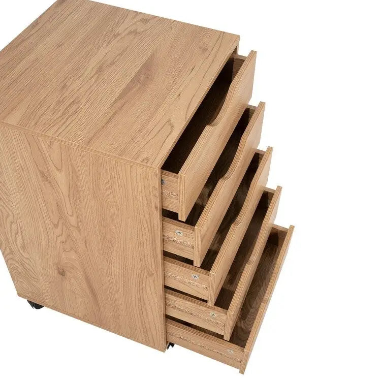 Büro-Aktenschränke aus Holz, seitlicher Aktenschrank, mobiler Aktenschrank, mobiles Aufbewahrungsschränkchen