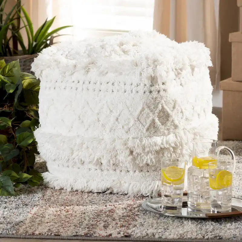 Marokkanischer Pouf-Hocker