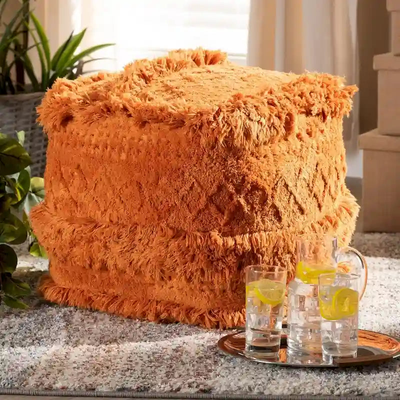 Marokkanischer Pouf-Hocker