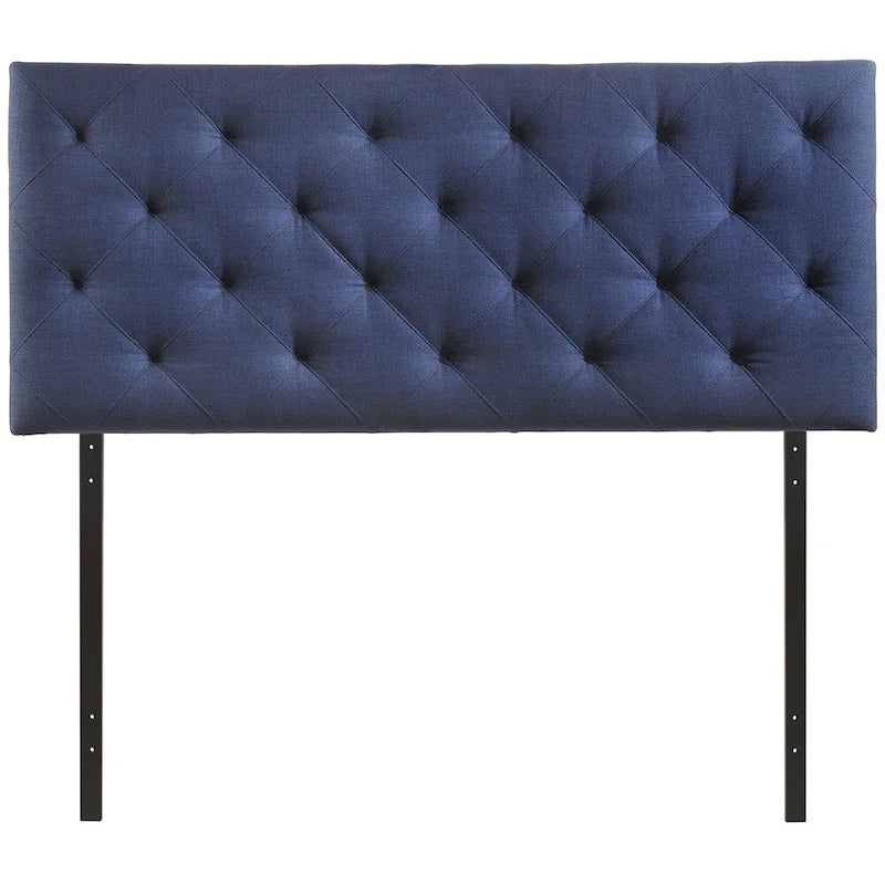 Gepolstertes Leinen-Kopfteil für Queen-Size-Bett